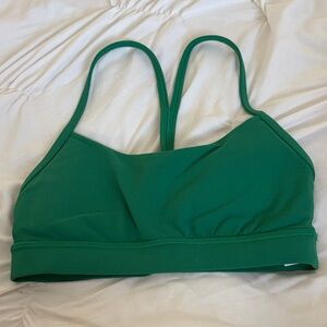 Lululemon Y bra green